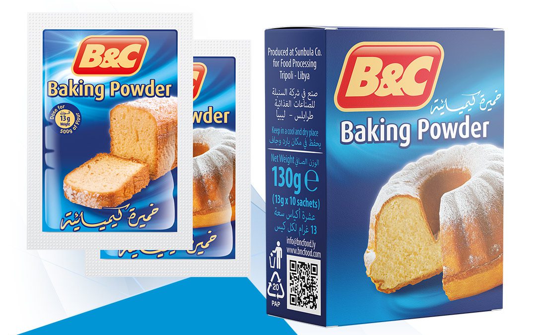 B&C Baking Powder 10 bags box