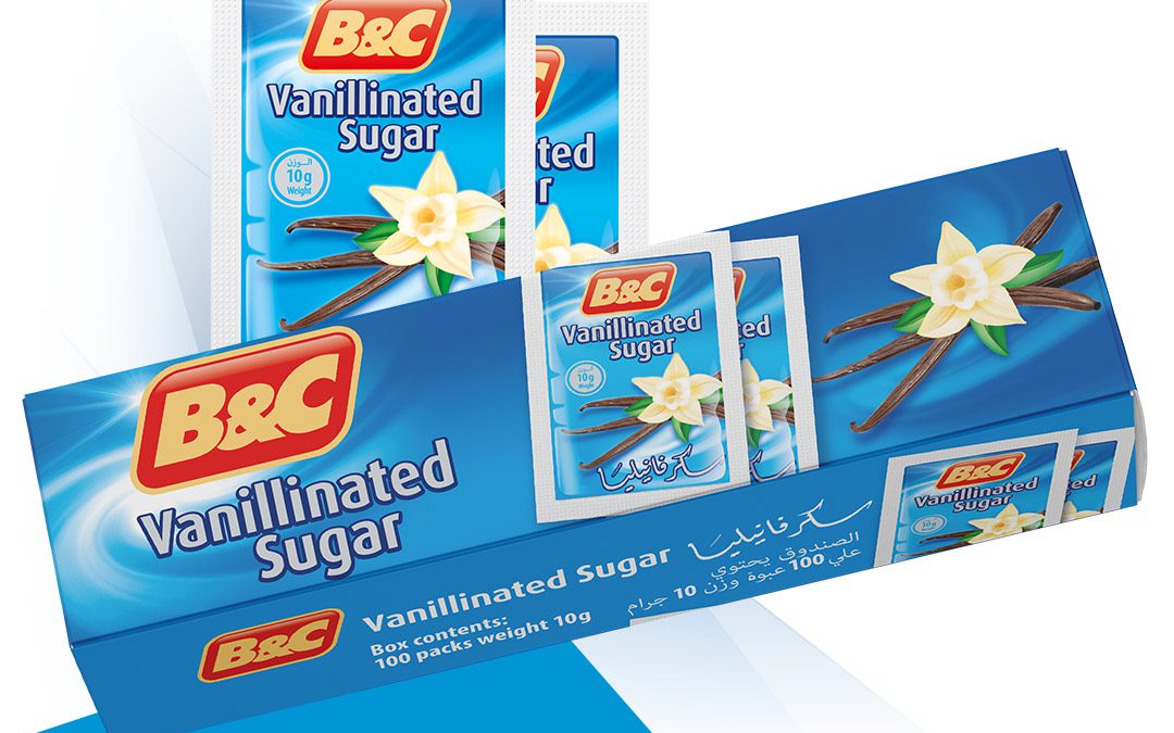 B&C Vanillinated Sugar 100 bags