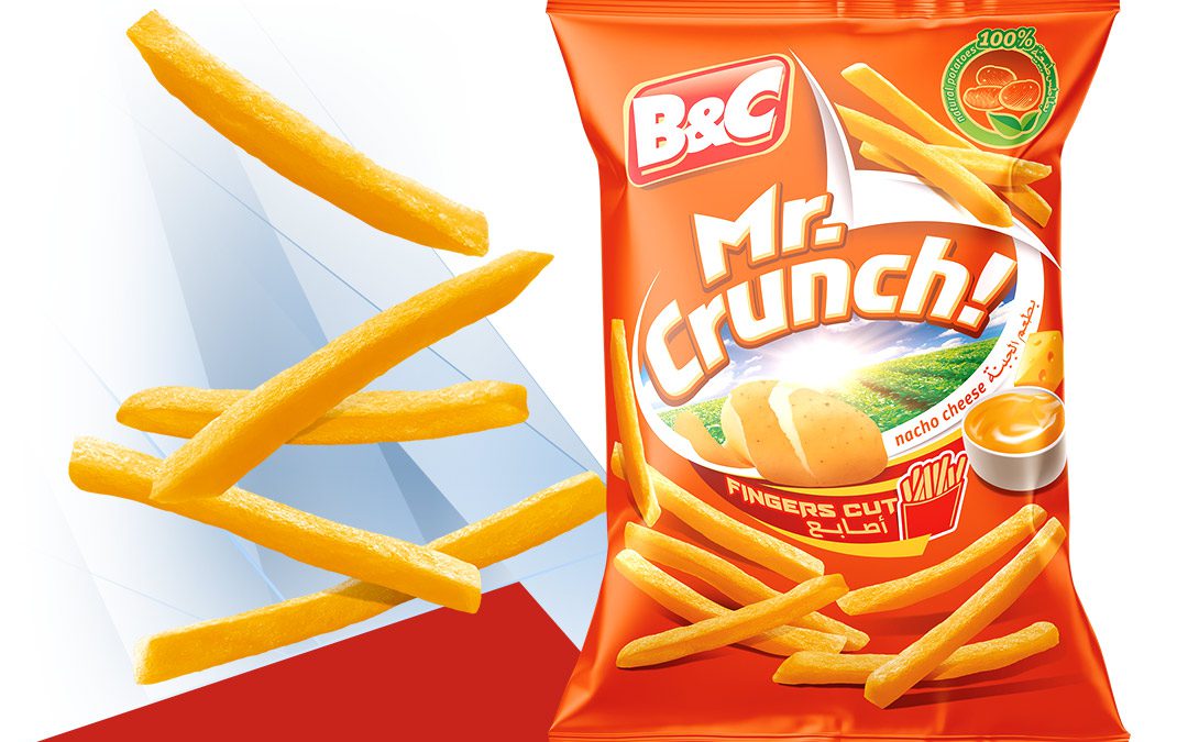 MR CRUNCH! Fingers Cut / nacho cheese