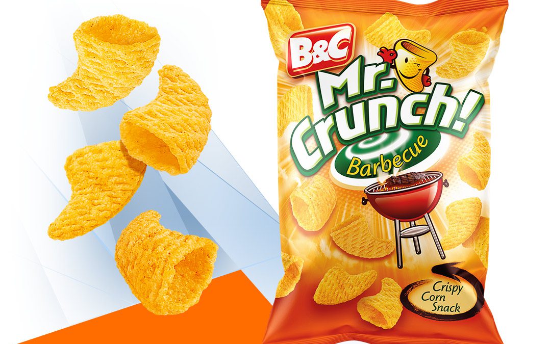 Crispy Corn Snack MR CRUNCH! 3D / barbecue