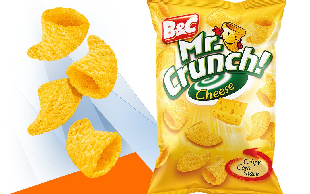 Crispy Corn Snack MR CRUNCH! 3D / cheese