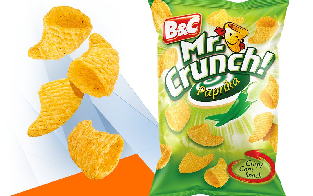 Crispy Corn Snack MR CRUNCH! 3D / paprika