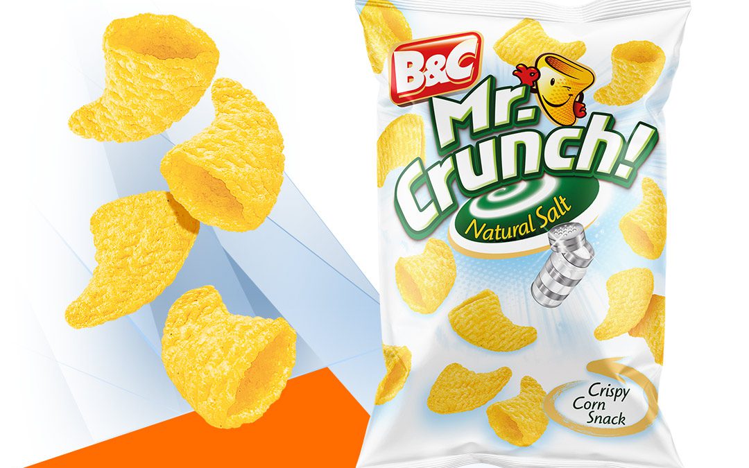 Crispy Corn Snack MR CRUNCH! 3D / natural salt