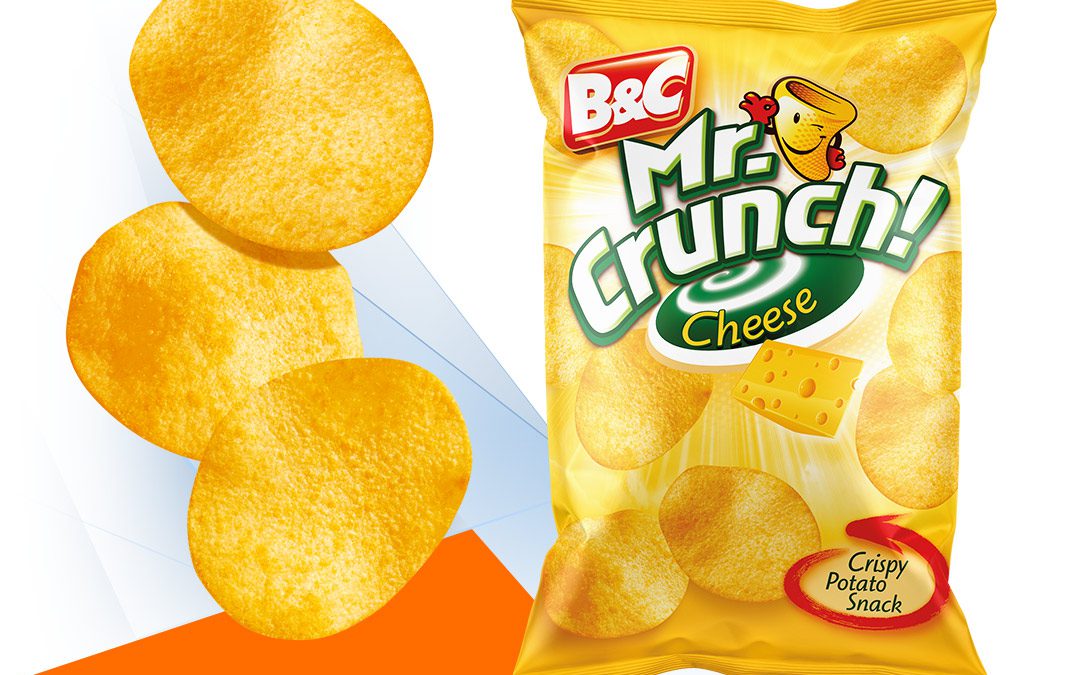 Crispy Potato Snack MR CRUNCH! Rounded / cheese