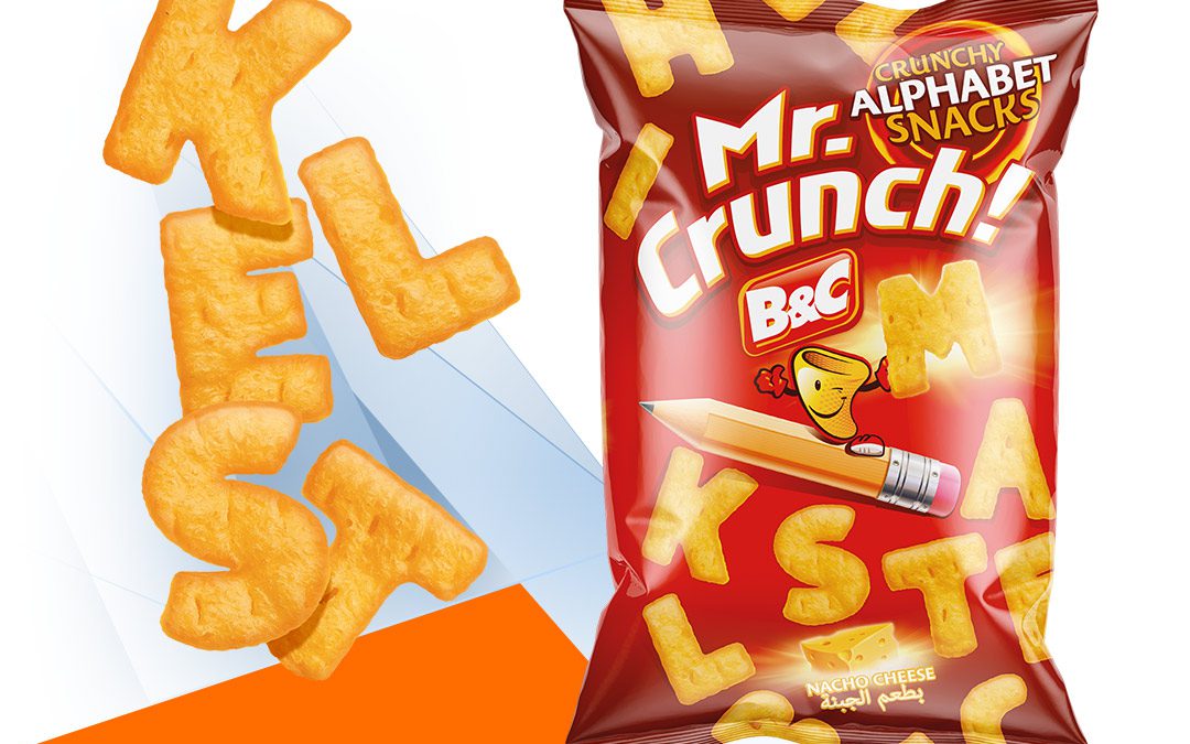 MR CRUNCH! Crunchy Alphabet Snacks / cheese