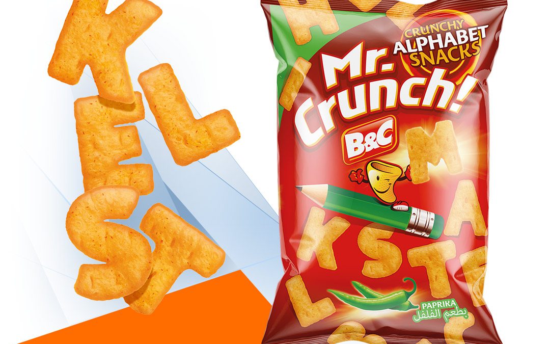 MR CRUNCH! Crunchy Alphabet Snacks / paprika