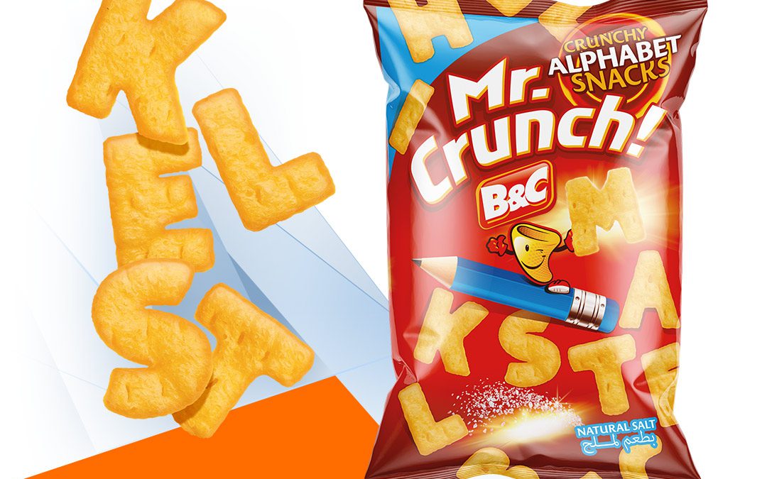 MR CRUNCH! Crunchy Alphabet Snacks / natural salt