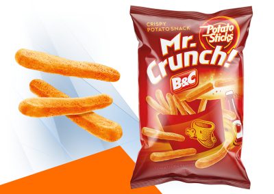 MR CRUNCH! Potato Sticks / ketchup