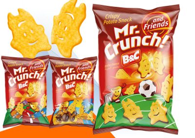 MR CRUNCH! and Friends – Potato Snacks / cheese