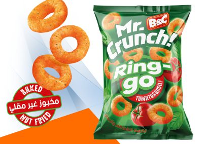 MR CRUNCH! Ring-go / tomato and basil