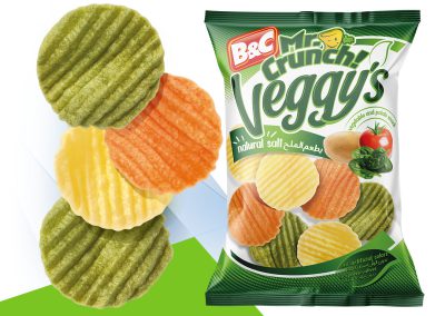 MR CRUNCH! Veggy’s Rounds Snacks / natural salt