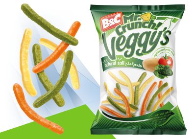 MR CRUNCH! Veggy’s Rounds Sticks / natural salt