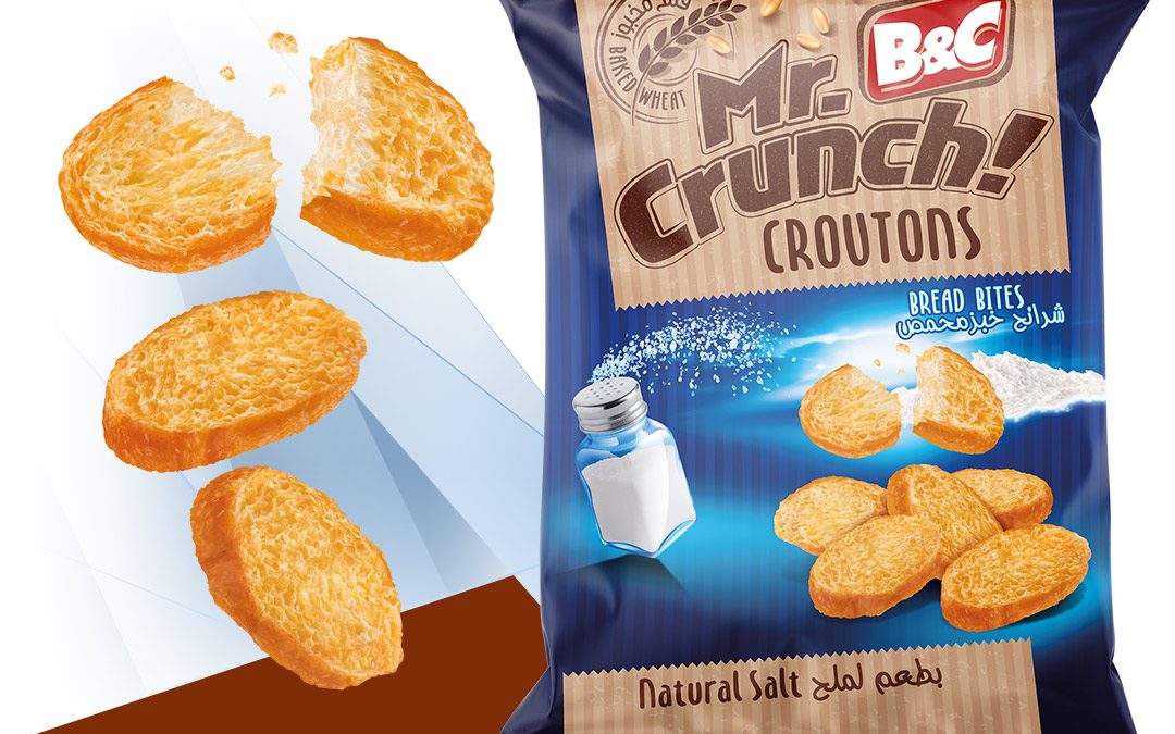 100g MR CRUNCH! Croutons – Bread Bites / natural salt