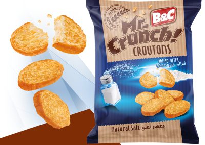 100g MR CRUNCH! Croutons – Bread Bites / natural salt