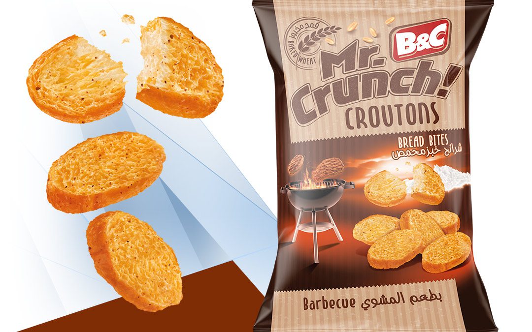 65g MR CRUNCH! Croutons – Bread Bites / barbecue