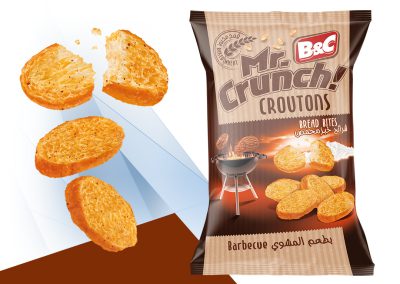 65g MR CRUNCH! Croutons – Bread Bites / barbecue