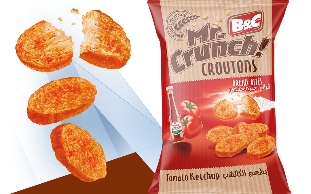 65g MR CRUNCH! Croutons – Bread Bites / ketchup