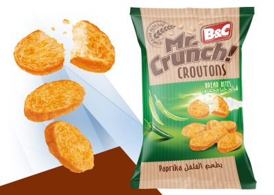 65g MR CRUNCH! Croutons – Bread Bites / paprika